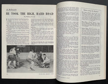 Load image into Gallery viewer, 1959 Butch Bouchard Autographed Hockey Magazine Signed Montreal Canadiens HOF