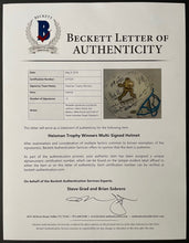 Load image into Gallery viewer, Heisman Trophy Winner Signed x12 Riddell Helmet Beckett Bo Jackson NCAA Football