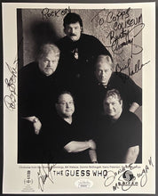 Load image into Gallery viewer, Autographed The Guess Who Band B&W Photo All Members Signed Rock Music JSA LOA