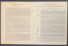 Load image into Gallery viewer, 1953 Philadelphia Athletics Contract Signed x4 Joseph Coleman MLB Pitcher + GM +