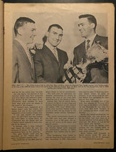Load image into Gallery viewer, 1962 Vintage Hockey Canada Bagazine Yankees Yogi Berra St. Louis Flyers Richard