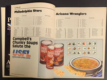 Load image into Gallery viewer, 1984 USFL Championship Game Program Philadelphia Stars vs Arizona Wranglers