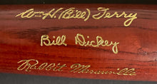 Load image into Gallery viewer, 1954 Hall of Fame Induction Bat Bill Dickey Ltd Ed 178/500 Cooperstown Baseball