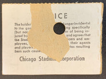 Load image into Gallery viewer, 1971 Chicago Stadium NHL hockey Ticket Esposito Blackhawks Shutout Penguins 1-0