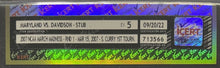 Load image into Gallery viewer, Steph Curry 1st NCAA Basketball Tournament Appearance Ticket Maryland v Davidson