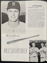 Load image into Gallery viewer, 1964 MLB Baseball Boston Red Sox Official Season Yearbook + Pesky Insert Photo
