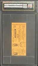 Load image into Gallery viewer, 1972 ALCS Game 5 Ticket Tiger Stadium MLB Detroit Tigers vs Oakland A's iCert