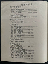 Load image into Gallery viewer, 1943 Vintage United States Forces Boxing Championships Program Solomon Islands