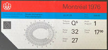 Load image into Gallery viewer, 1976 Montreal Olympic Stadium Summer Olympics Vintage Closing Ceremony Ticket