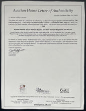 Load image into Gallery viewer, 1974 Arnold Palmer + Ken Venturi Autographed The New Yorker PGA JSA Signed VTG