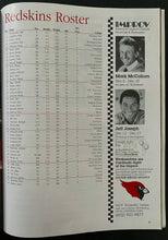 Load image into Gallery viewer, 1989 Sun Devil Stadium Phoenix Cardinals NFL Program + Ticket vs Redskins