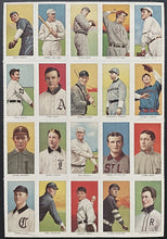 Load image into Gallery viewer, 4 Full Sheets 1900's Baseball Card Reprints 1970's Issued Vintage