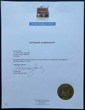 Load image into Gallery viewer, 1991 Signed Democracy In America President Bill Clinton Autographed Poster LOA