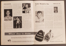 Load image into Gallery viewer, 1949 Boston Garden NBA Program Philadelphia Warriors vs Celtics Newton + Waltham