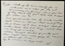 Load image into Gallery viewer, 2000 NHL Hockey Signed Dick Irvin Jr Christmas Card Autographed With Content