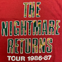 Load image into Gallery viewer, 1986/87 Alice Cooper The Nightmare Returns Vtg Original Concert Band T-Shirt XL
