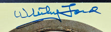 Load image into Gallery viewer, 1974 Whitey Ford Autographed MLB Baseball Signed HOF Plaque Postcard Steiner