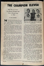 Load image into Gallery viewer, 1962 Stanley Cup Finals Game 2 Ticket + Program Signed Stan Mikita Leafs Hockey