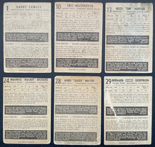 Load image into Gallery viewer, 1953-54 Parkhurst Hockey Cards Full Set Low Grade NHL Beliveau Worsley RC KSA 1