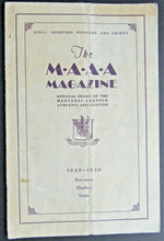 Load image into Gallery viewer, 1929-30 Montreal AAA Hockey Magazine Featuring Allan Cup Amateur Team Winner