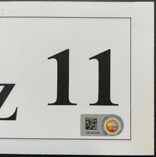 Load image into Gallery viewer, Clay Buchholz Boston Red Sox Game-Used Cardstock Locker Name Plate MLB Holo