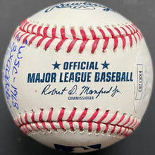 Load image into Gallery viewer, Denny McClain Autographed Inscribed MLB Baseball Detroit Tigers JSA Signed