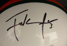 Load image into Gallery viewer, Frank Gore Autographed University of Miami White Mini Helmet Signed NCAA JSA