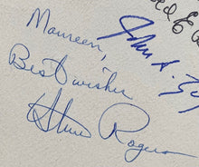 Load image into Gallery viewer, 1982 Conn Smythe Sports Dinner Program Autographed Harold Ballard Signed JSA