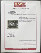 Load image into Gallery viewer, 1933 Will Rogers Type 1 Photograph Mr. Skitch Oklahoma's Favorite Son LOA