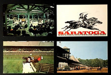 Load image into Gallery viewer, 1963 Saratoga Race Track Postcard Vintage Horse Racing Saratoga Springs New York