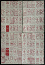 Load image into Gallery viewer, 4 Full Sheets 1900's Baseball Card Reprints 1970's Issued Vintage
