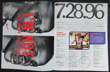 Load image into Gallery viewer, 1996 Atlanta Olympics Day 10 Program Signed Donovan Bailey Autographed Cover