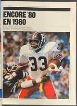 Load image into Gallery viewer, 1980 CFL Football Grey Cup Program and Ticket Stub Edmonton Eskimos Warren Moon