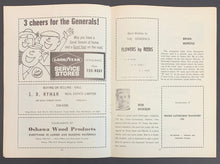 Load image into Gallery viewer, 1965 Oshawa Civic Auditorium Hockey Program JR A Game Generals vs  JR Canadiens
