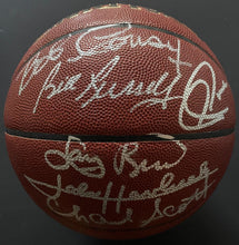 Load image into Gallery viewer, Boston Celtics Greats Autographed NBA Basketball Signed x6 Russell Bird Fanatics
