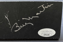 Load image into Gallery viewer, 1988 Billy Martin + Marty Springstead Signed Event Name Plate Autographed JSA