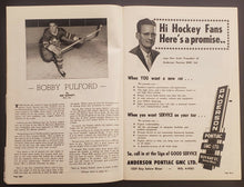 Load image into Gallery viewer, 1957 OHA Junior A Doubleheader Program Guelph Biltmores vs St Micheal's Majors