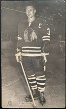 Load image into Gallery viewer, 1960s NHL Hockey Blackhawks Autographed McCarthy Pierre Pilote Photo Postcard