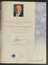 Load image into Gallery viewer, 2001 Air Canada Centre NHL Hockey Program Autographed x3 Koivu Soury Landry