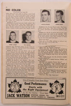 Load image into Gallery viewer, 1955 Maple Leaf Gardens NHL Program Toronto Maple Leafs vs Montreal Canadiens