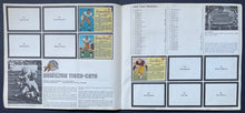 Load image into Gallery viewer, 1962 Post Cereal CFL Football Card Album With 32 Cards + 9 Team Decals Vintage