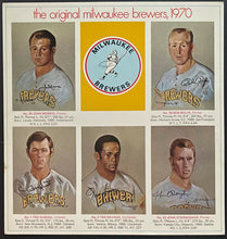 Load image into Gallery viewer, 1970 Milwaukee Brewers Inaugural Season MLB 4 Different Player Photo Prints