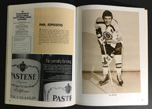 Load image into Gallery viewer, 1972 Boston Garden NHL Hockey Program Pittsburgh Penguins Bruins Esposito Cover