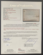 Load image into Gallery viewer, 1933-34 Montreal Canadiens Team Signed Sheet x16 Autographed Howie Morenz JSA