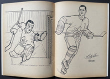Load image into Gallery viewer, 1964 Toronto Maple Leafs Vintage Original NHL Hockey Colouring Book + Provenance