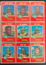 Load image into Gallery viewer, 1971 O-Pee-Chee OPC CFL Football Complete Set 1-132 Cards Rookie Theismann RC