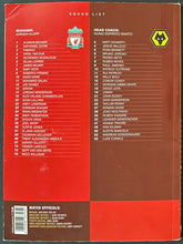 Load image into Gallery viewer, 2019 Premier League Soccer Program Wolverhampton Wanderers vs Liverpool FC