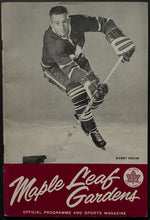 Load image into Gallery viewer, 1962 NHL Hockey Program Toronto Maple Leafs MLG Detroit Red Wings Howe Mahovlich