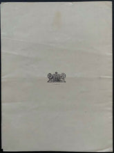 Load image into Gallery viewer, 1910 King Edward VII Memorial Service 4 Page Historical Program Marks His Death