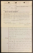 Load image into Gallery viewer, 1862 P.T. Barnum Signed 3 Page Legal Complaint Letter Vintage Old Antique + LOA